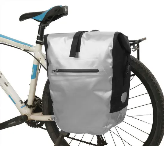 Leyi Portable Bike Pannier Bag 26L Bicycle Panniers, Bicycle Panniers Bike Saddle Bag with Adjustable, Waterproof Bike Bag Pannier