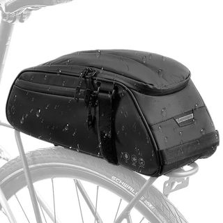 Bike Reflective Rear Rack Bag Water Resistant Bicycle Saddle Panniers 8L Trunk Storage Bag Cycling Back Seat Carrier Pouch