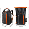 Black 500d PVC Customized Waterproof Rolltop Drybag Travel Rolltop Backpack 35L Dry Backpack
