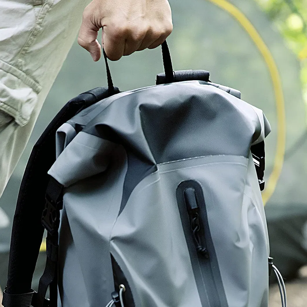 Leyi PVC Waterproof Dry Bag Hiking Backpack College High School Laptop Outdoor Travel Backpack Computer Bag Laptop