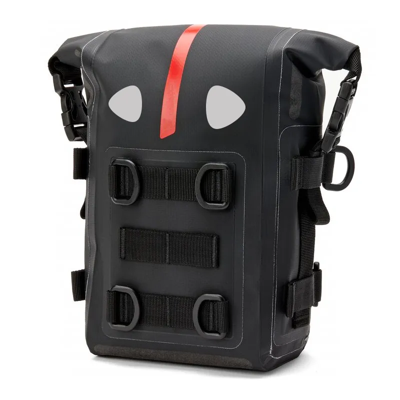 Leyi High Quality Dry Backpack Bag for Motorcycle Leather Motorcycle Tail Bag Motorcycle Saddle Bags Waterproof