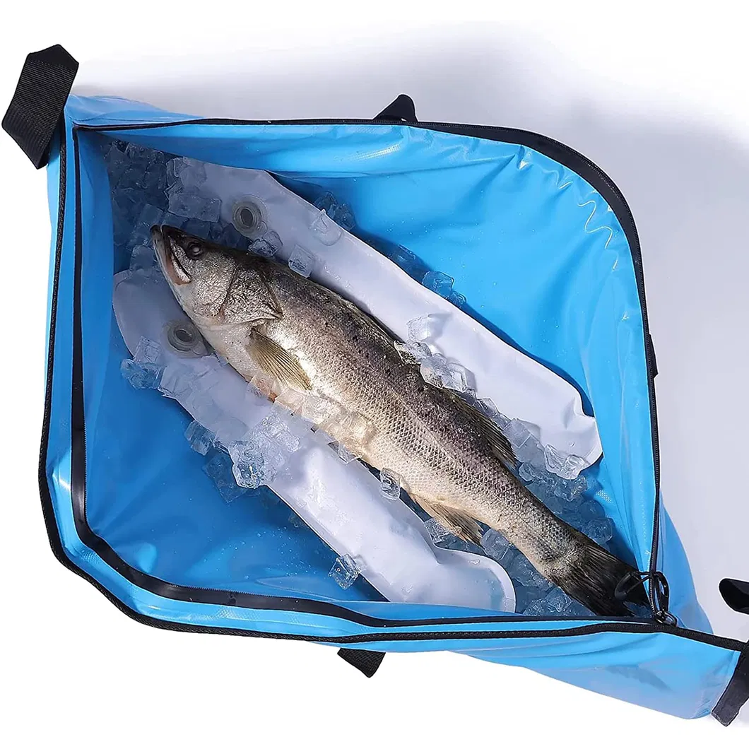 Outdoor Insulated Fish Cooler Bag Leakproof Fish Kill Bag Large Portable Waterproof Fish Bag