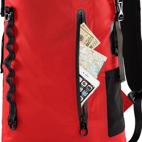 Outdoor Durable Roll up Dry Bag Travel Camping Hiking Kayaking Boating Waterproof Backpack PVC Customized Unisex Custom Designs