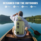 Leyi Large Tackle Bag Fly Fishing Backpack Eco-Friendly TPU Waterproof Fly Fishing Tackle Bag Wholesale Shoulder Fishing Bag
