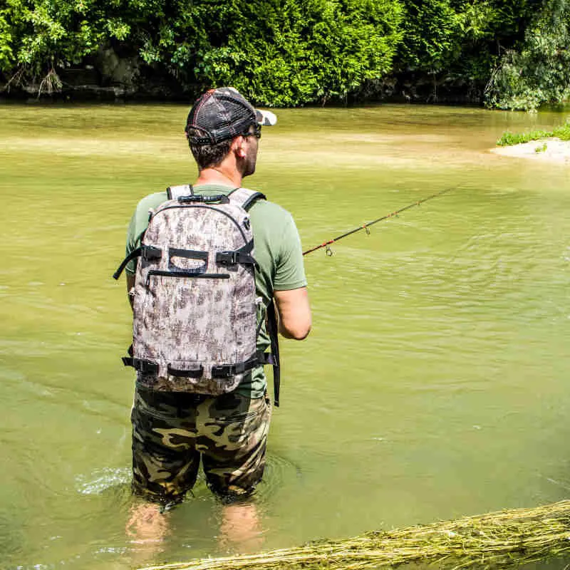 Wholesale Large Fishing Bag Outdoor Fishing Rod Holder PVC TPU Waterproof Fishing Tackle Backpack