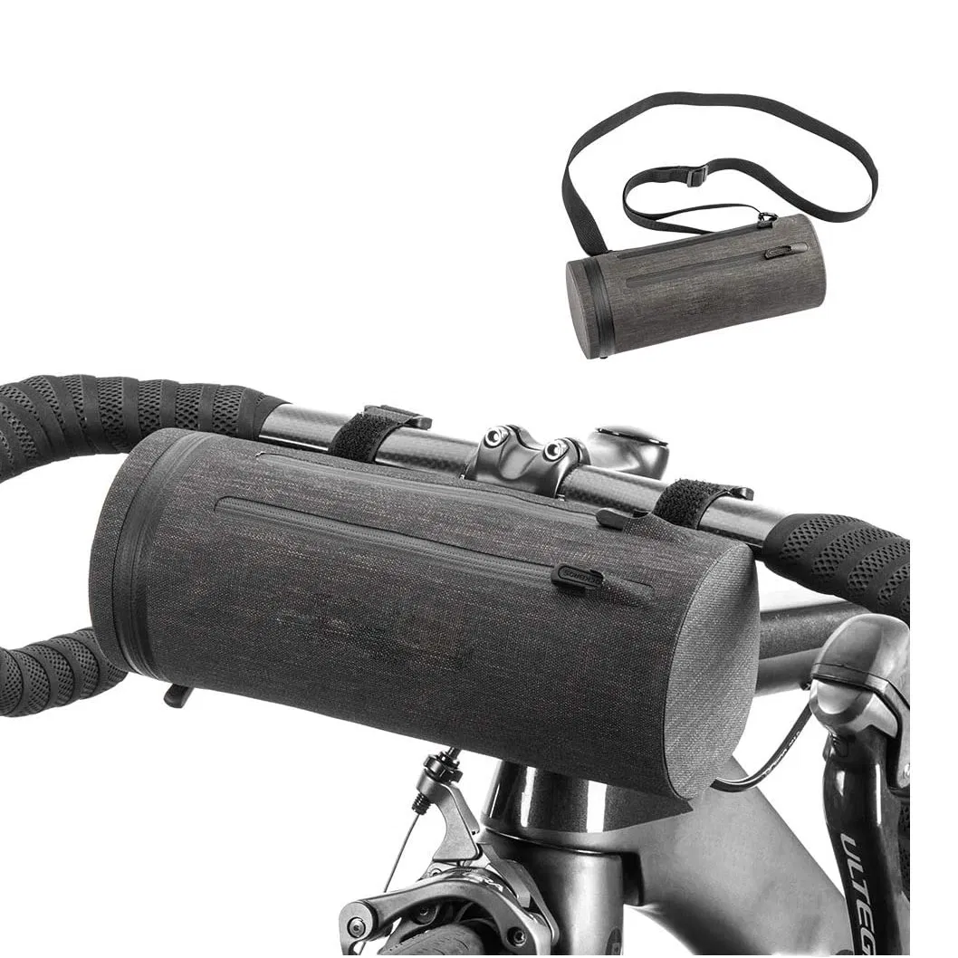 High Quality Fashion Snowy Grey Waterproof Cylinder Handlebar Front Frame Bicycle Bag Outdoor Cycling Bike