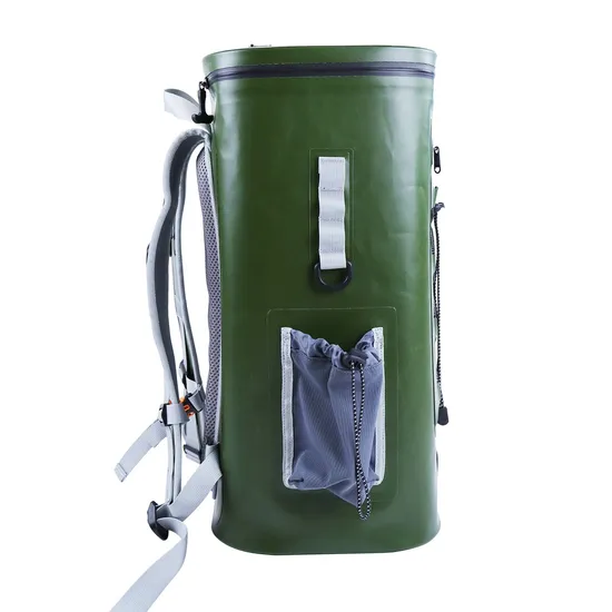 Large Capacity Waterproof Green Backpack Travel Multifunctional Bag Waterproof Backpack Hiking Camping Traveling Dry Bag