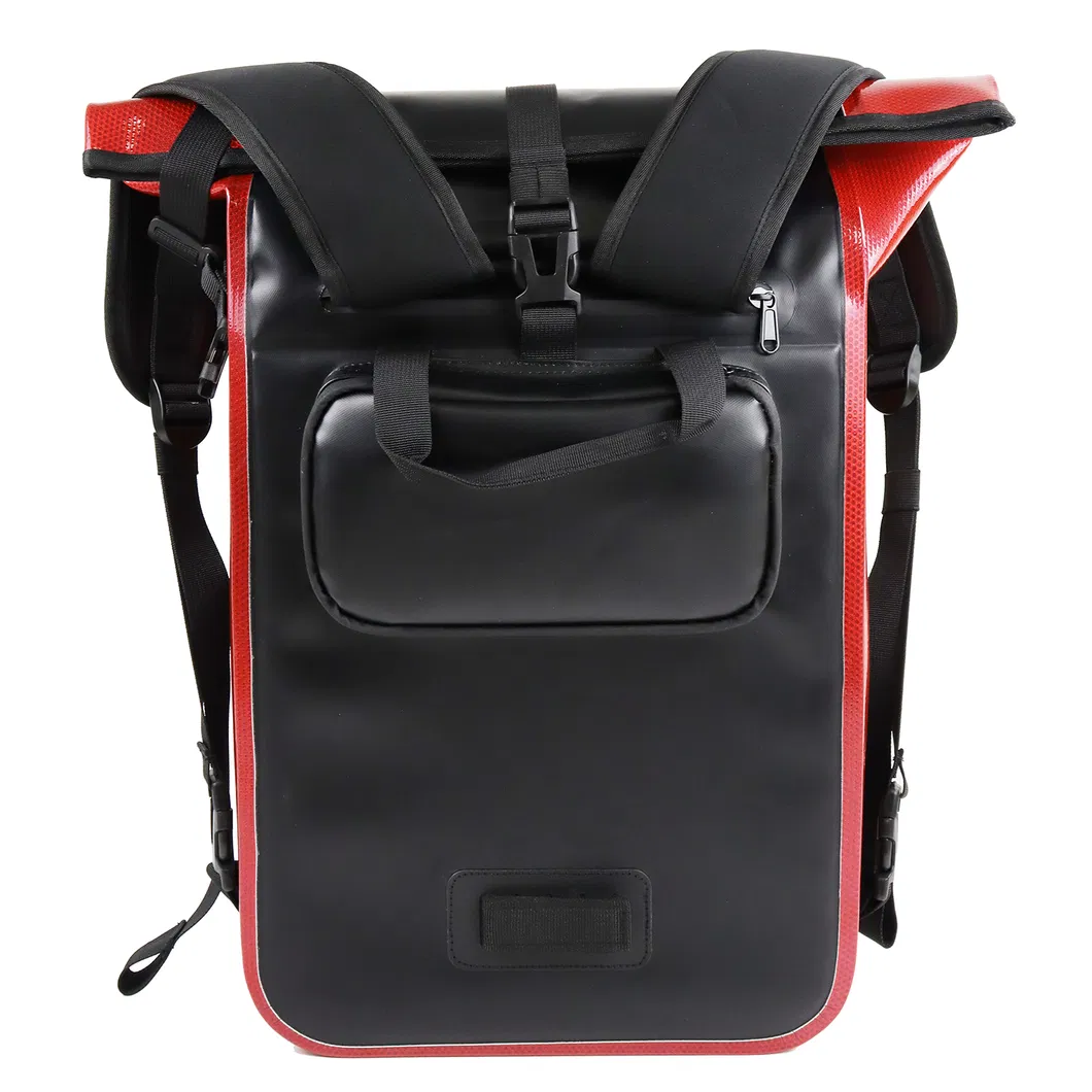 Custom Logo Waterproof Bicycle Pannier Bag Inside Laptop Pocket Travel Bag Bike Seat Bag