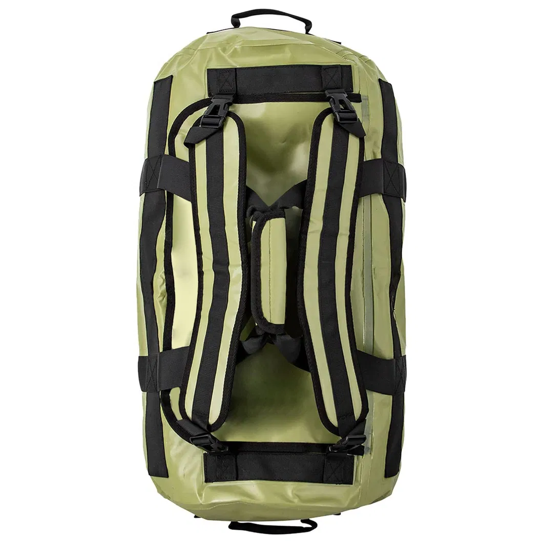 Leyi Outdoor Traveling Sport Gym Backpack 100% Waterproof Heavy Rain Zipper Duffel Bag