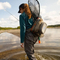 Leyi Oxford Cloth Carp Tactical Backpack Lure Shoulder Sling Waterproof Storage Box Fly Fishing Bag