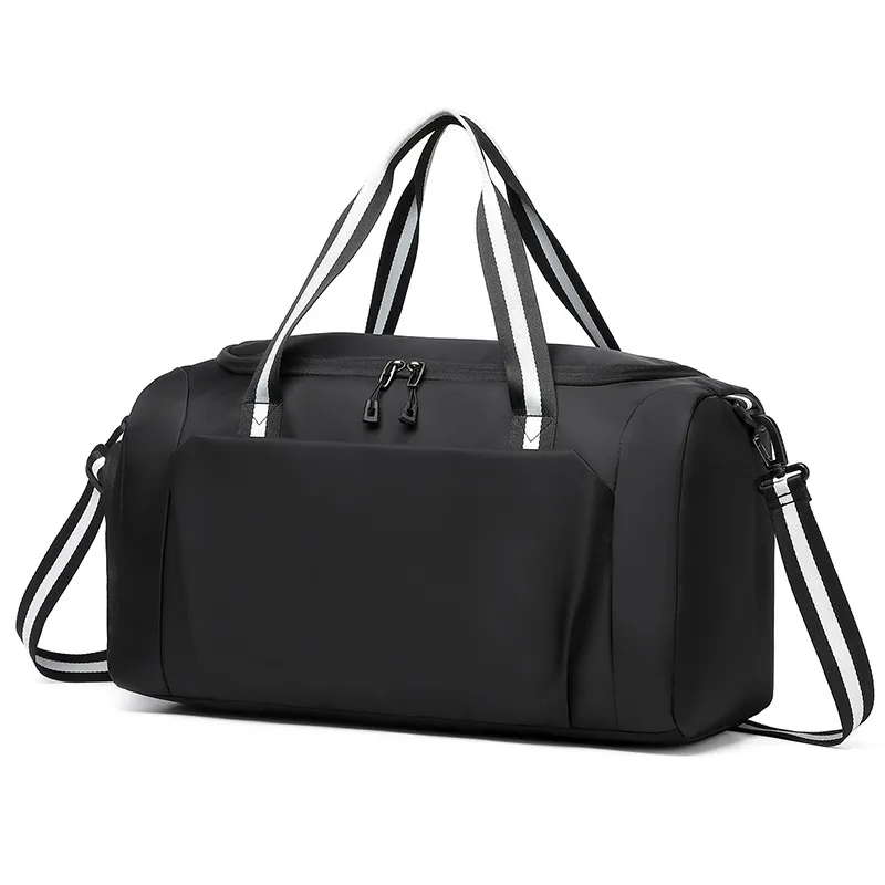 Leyi New Design Custom Logo Men Women Waterproof Pack with Shoe Pocket Workout Duffel Travel Sports Gym Bag