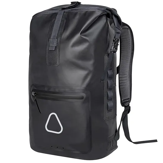 Leyi Camping Hiking Dry Backpack 35L Waterproof 500d PVC Tarpaulin Splash Proof Laptop Rucksack Rolltop Drybag Kayak Camping Bag