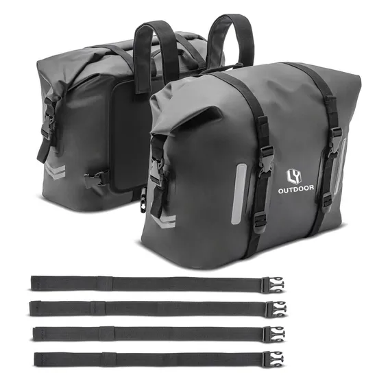 Leyi Customized Waterproof Roll Motorcycle Travel Outdoor Accessories Backpack Duffel Tail Saddle Dry Luggage Bag