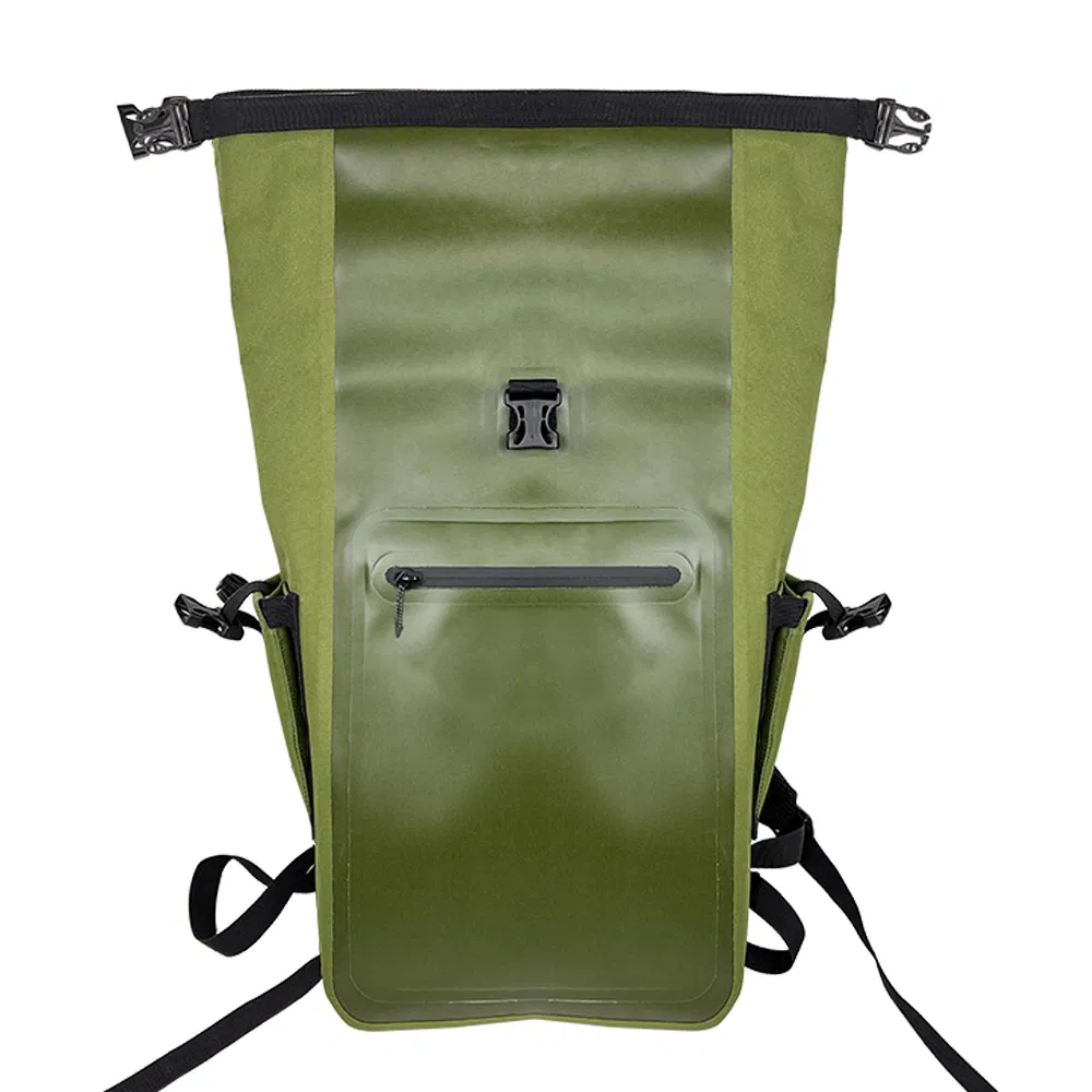 Leyi Rolltop Waterproof Backpack Leather Washed Canvas Backpack Outdoor Activities Large Travel Custom Backpack Manufacturer