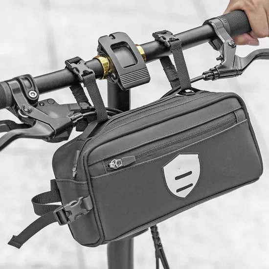 Waterproof Bike Travel Bag, Bike Handlebar Bag Large Bicycle Front Storage, Top Tube Bag Bicycle