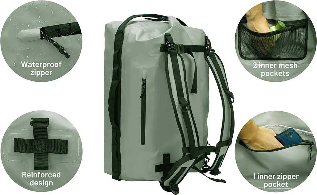 Outdoor Waterproof Dry Bag Travel Garment Custom Duffel Duffle Bag with Logo Travel Waterproof Duffel Duffle Bag Custom Logo