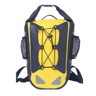 OEM ODM 30L Motorcycle Waterproof Backpack 100% Waterproof Roll Top Bag Backpack Dry Bag for Hiking Camping Outdoor