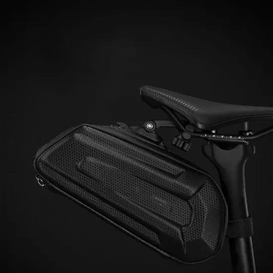 Waterproof Large Capacity Bicycle Saddle Bag Double Zipper Shockproof Seat Post Rear Bike Bag Accessories