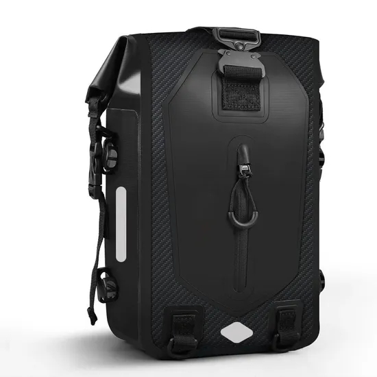Leyi 2024 New Arrival Outdoor Dry Bag Motorcycle Small Leather Motorcycle Saddle Bag Riding Bag Motorcycle