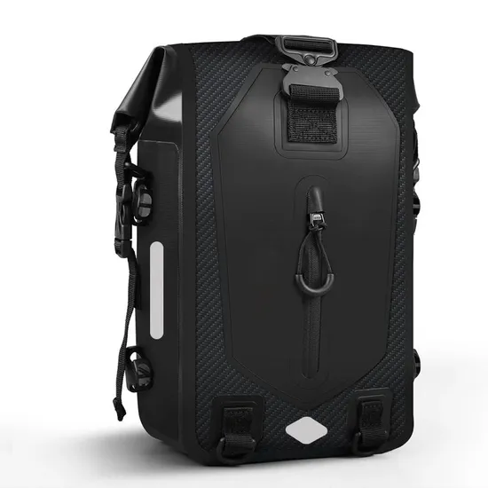 Leyi 2024 New Arrival Outdoor Dry Bag Motorcycle Small Leather Motorcycle Saddle Bag Riding Bag Motorcycle