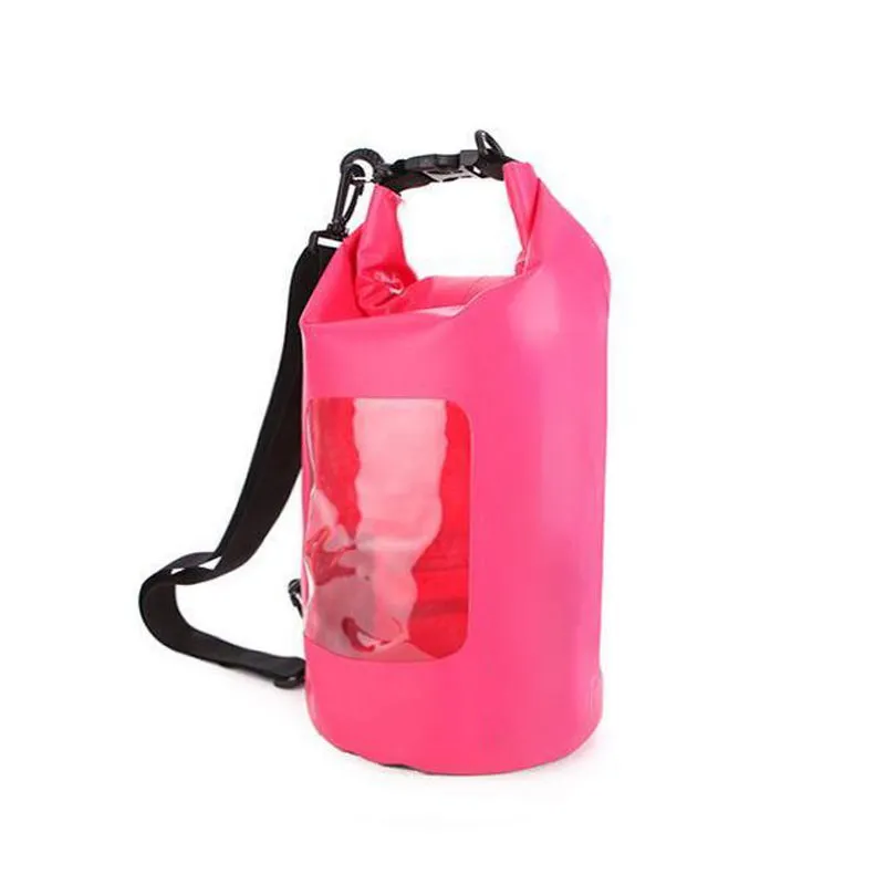 Leyi 2024 New Waterproof Swimming Bag Black Waterproof Backpack Waterproof Mobile Phone Bag Pouch
