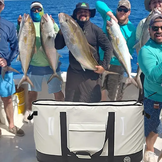 Leak Proof Fish Bag Large Portable Custom Logo PVC Durable Fishing Bag Waterproof Insulated Fishing Bag