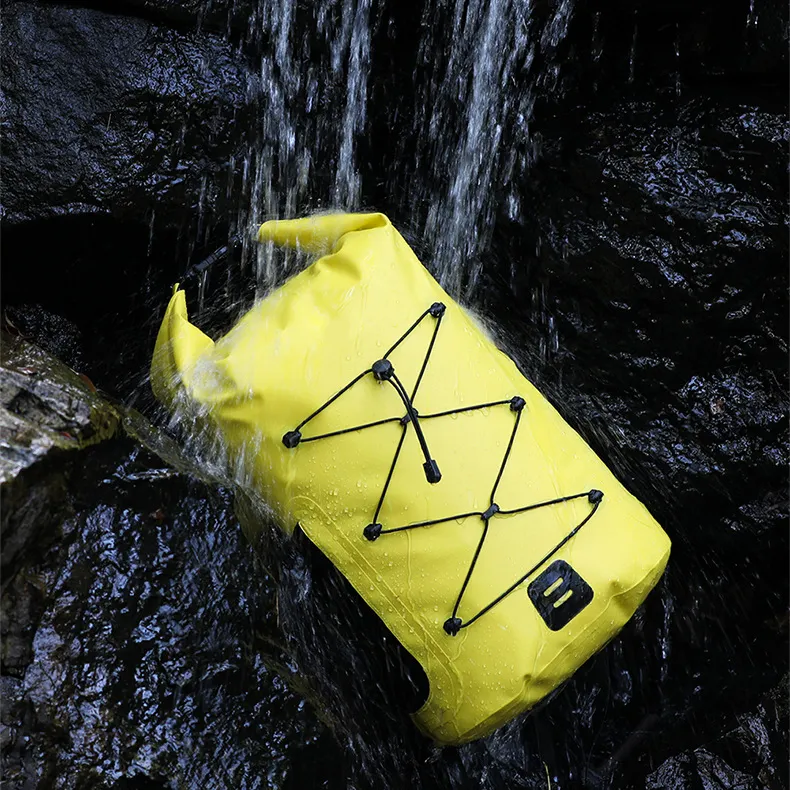 Leyi Waterproof Sports Travel PVC Packaging Business Backpack Outdoor Hiking Back Bag