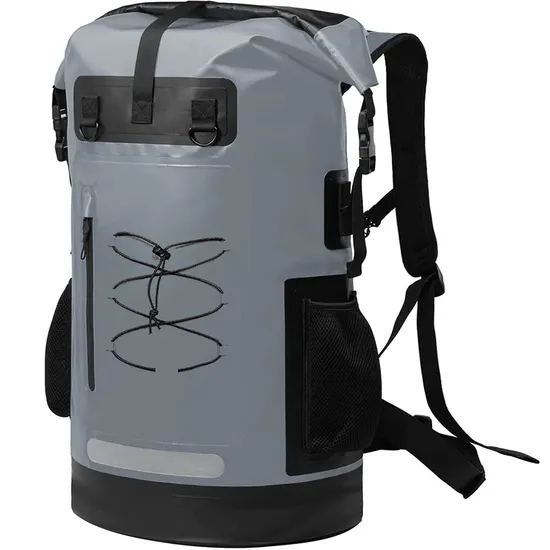 500d PVC Tarpaulin Welded Roll Top Ocean Packable Backpack Camping Hiking Beach Waterproof Sport Backpack Bag