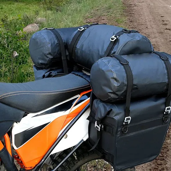 Leyi Custom Logo Travel PVC Waterproof Delivery Bag Motorcycle, Saddle Bag Motorcycle Side Bags