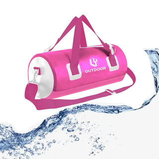 Hot Sales Wholesale Custom Fashion Logo Outdoor Sport Gym Women Mens Waterproof Travel Duffel Bag Pink