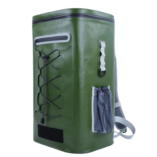 Large Capacity Waterproof Green Backpack Travel Multifunctional Bag Waterproof Backpack Hiking Camping Traveling Dry Bag