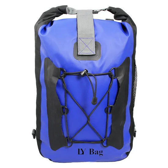 Low MOQ Waterproof PVC Dry Bags Outdoor Hiking and Camping Backpack Bags
