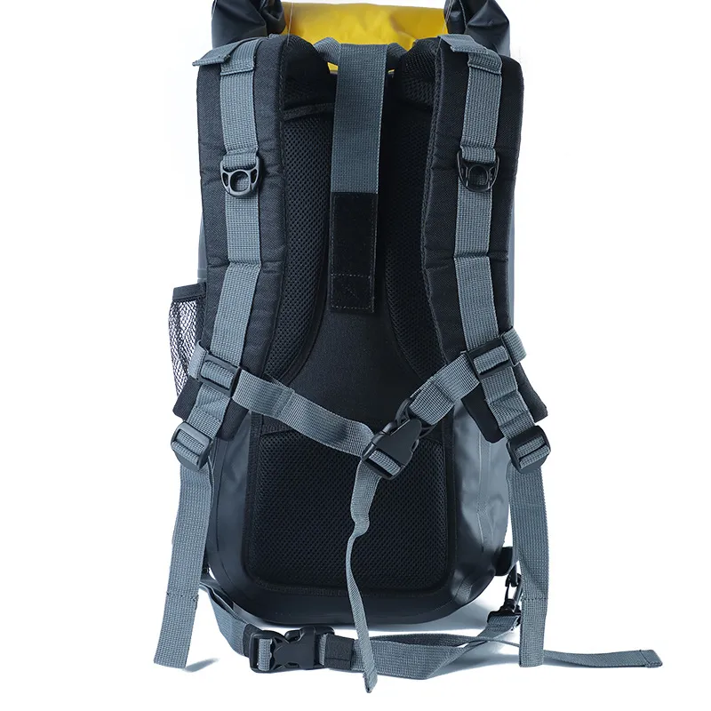 Low MOQ Waterproof PVC Dry Bags Outdoor Hiking and Camping Backpack Bags