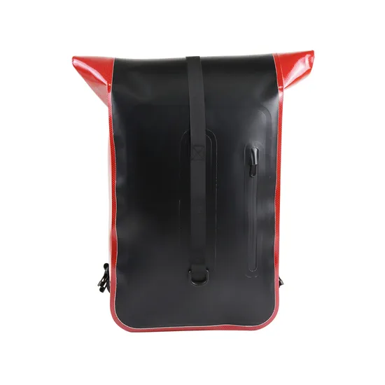 Custom Logo Waterproof Bicycle Pannier Bag Inside Laptop Pocket Travel Bag Bike Seat Bag