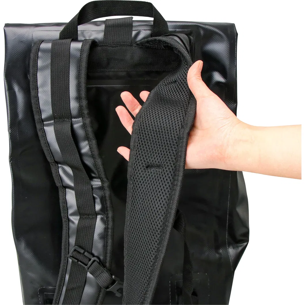 Leyi Recycled Roll Top Backpack Sports Outdoor Waterproof Custom Durable Daily Laptop Bag