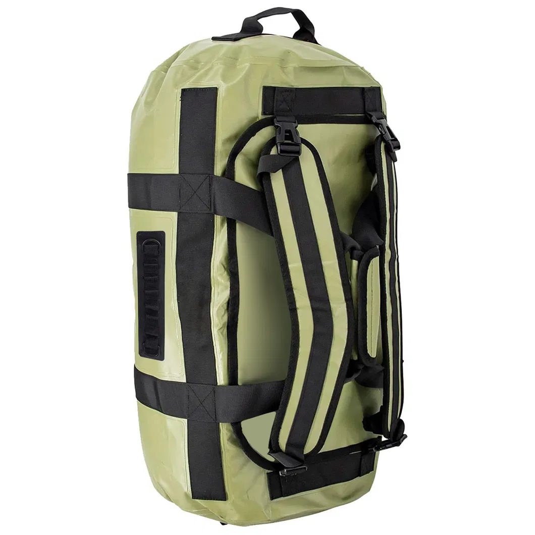 Leyi Outdoor Traveling Sport Gym Backpack 100% Waterproof Heavy Rain Zipper Duffel Bag