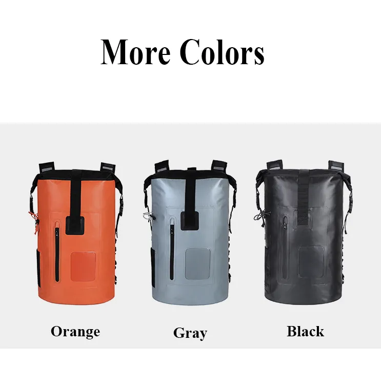 Waterproof Dry Bag for Women Men 30L Roll Top Lightweight Dry Storage Bag Backpack Travel