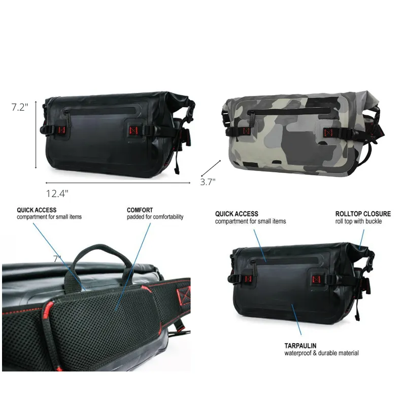 Leyi Men Phone Pouch Camping Hunting Tactical Waist Bag, Tactical Hiking Men Backpack Crossbody Chest Bag