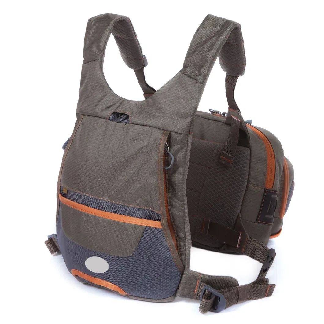 Leyi Customised New Style Waterproof Fly Fishing Vest Backpack Waterproof Tackle Bag