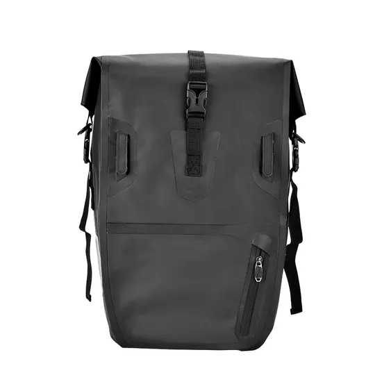 Leyi Custom Logo Cycling Rear Carrier Storage Adjustable Hooks Backpack Bike Waterproof Cycling Bag