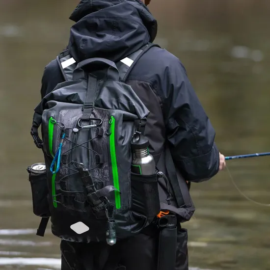 Leyi Popular Design Wholesale Durable Men Waterproof Backpack Fishing Zipper Bag