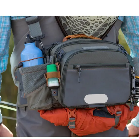 Leyi Newest Design Water-Resistant Outdoor Backpack Fishing Reel Safety Waterproof Fly Fishing Waist Bag