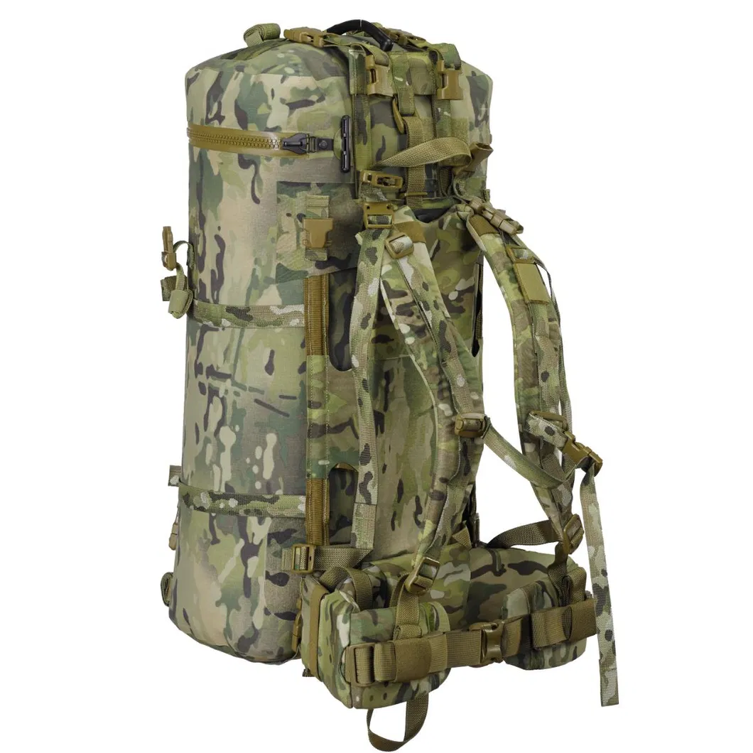 Leyi China Factory Waxy Canvas Backpack for Outdoor Activities, Sports Bag Hiking Backpack Duffel Bag for Men
