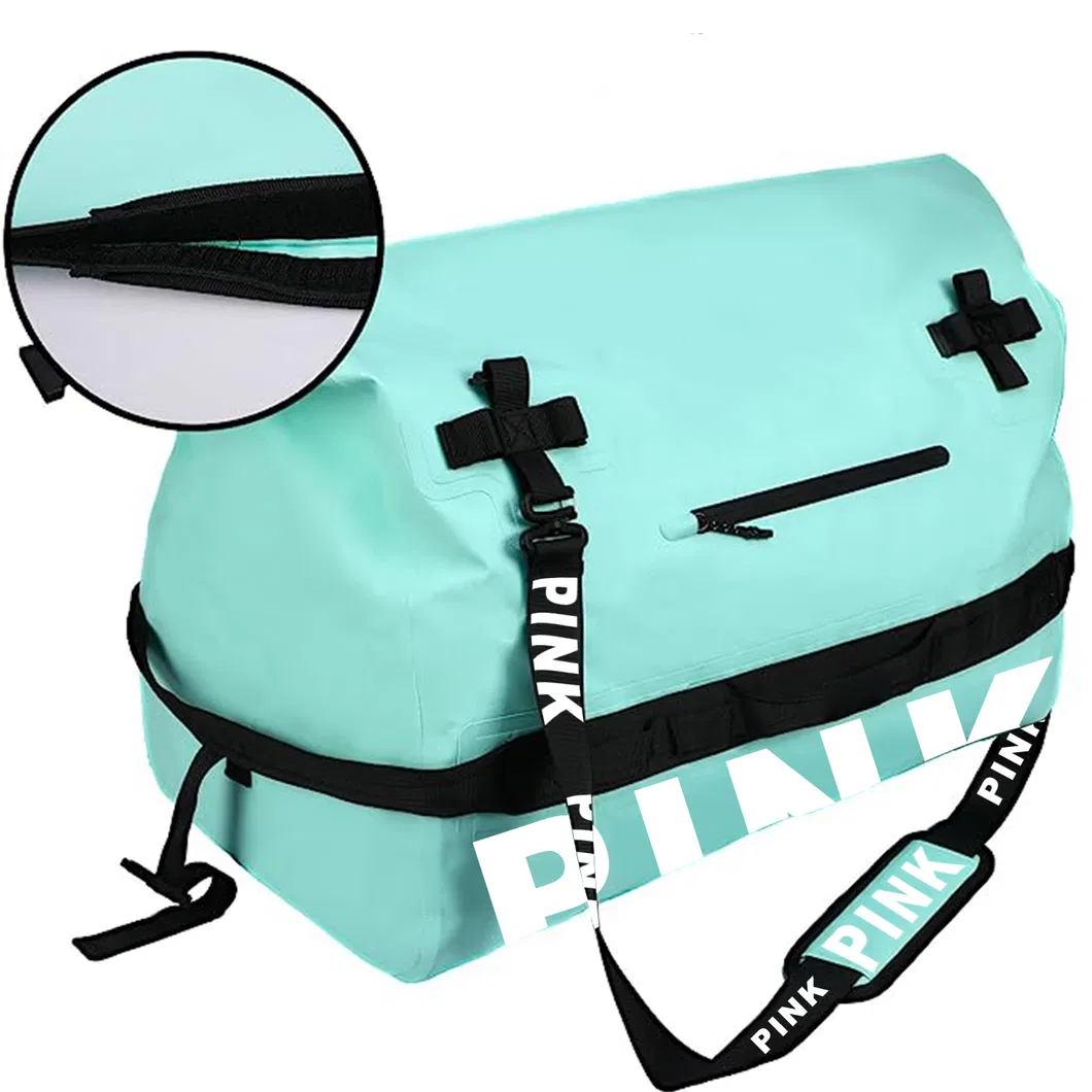 Leyi Custom Sports Duffle Bag, Foldable Travel Bag Waterproof Travel Duffel Bag, Sports Bag Hiking Backpack Duffel Bag for Men