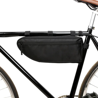 Leyi Front Tube Reflective Strip Bicycle Handlebar Bags, Bicycle Frame Bag, Holder Bike Phone Bag Bicycle Accessories Bags