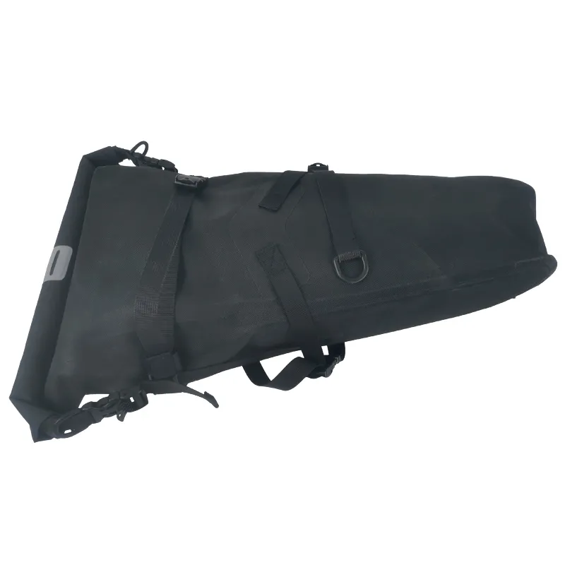 Reflective Rear Cycling Saddle Bag Taillight MTB Rode Bike Large Capacity Bag Bicycle Accessories Pouch