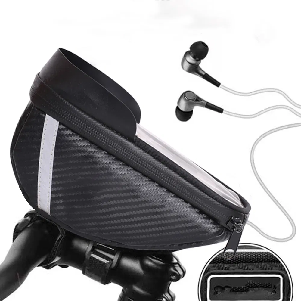 Leyi Phone Case Mobile Holder Cycling Top Tube Bag, Waterproof Bicycle Bag 3 in 1, Cycling Pouch Riding Bicycle Handlebar Bags