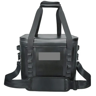 Custom Black Waterproof Cooler Bags Portable Outdoor Camping Picnic Soft Cooler Bag