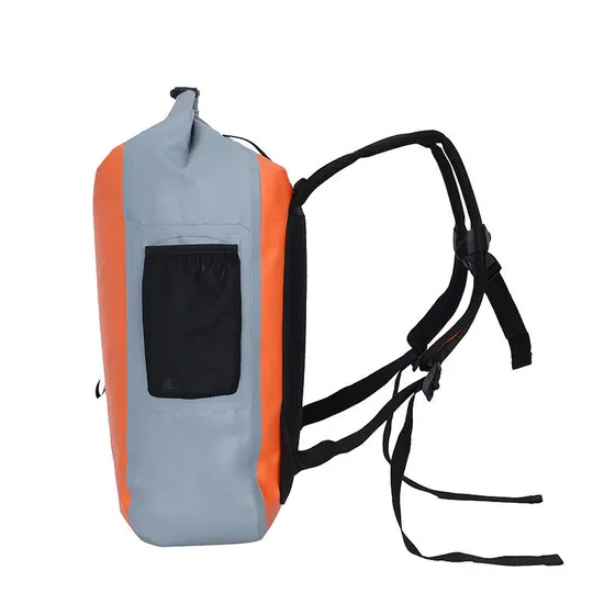 PVC Hiking Travel Custom Logo Backpack Camping Waterproof Tarpaulin Pack Outdoor Roll Top Dry Bag Foldable Waterproof Backpack