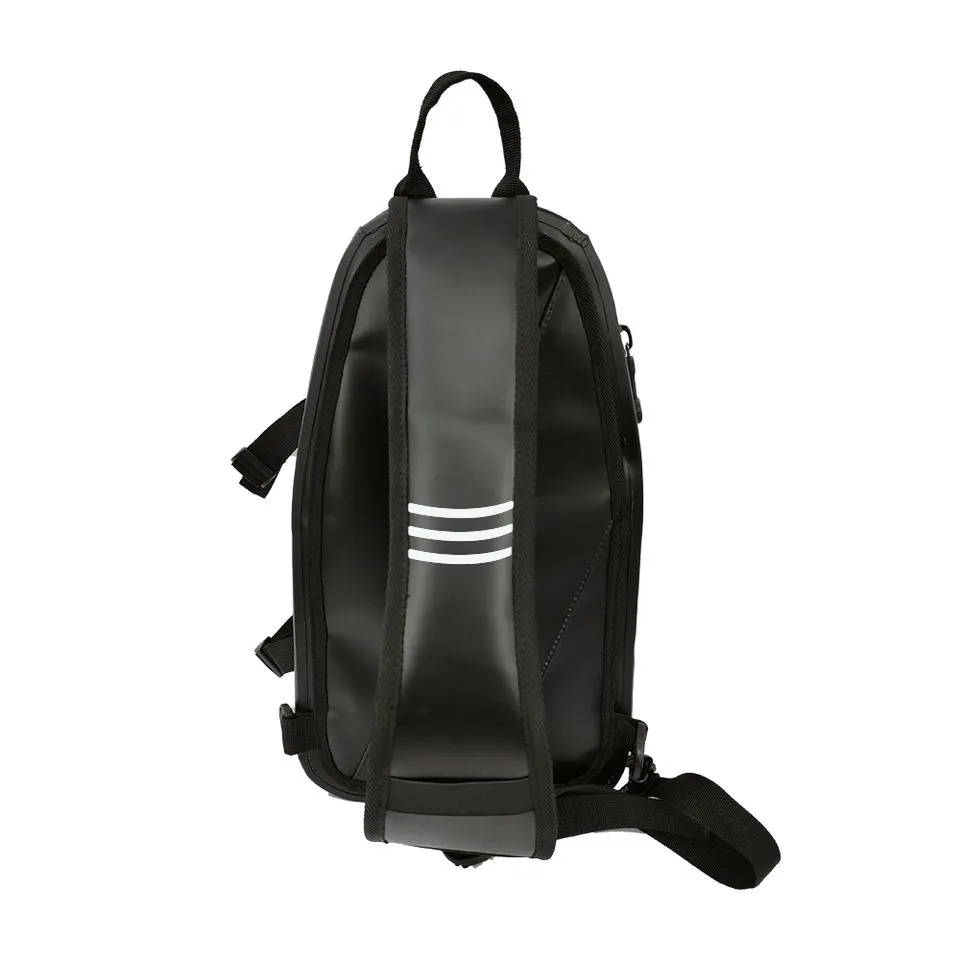 Leyi Multi-Functional PVC TPU Tackle Sling Bag Black Fishing Backpack Waterproof Bag Fly Fishing Backpacks